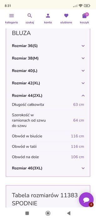 Dres damski nowy xl