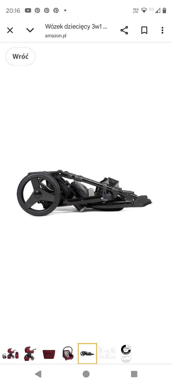 Wózek Kunert Rotax 3w1