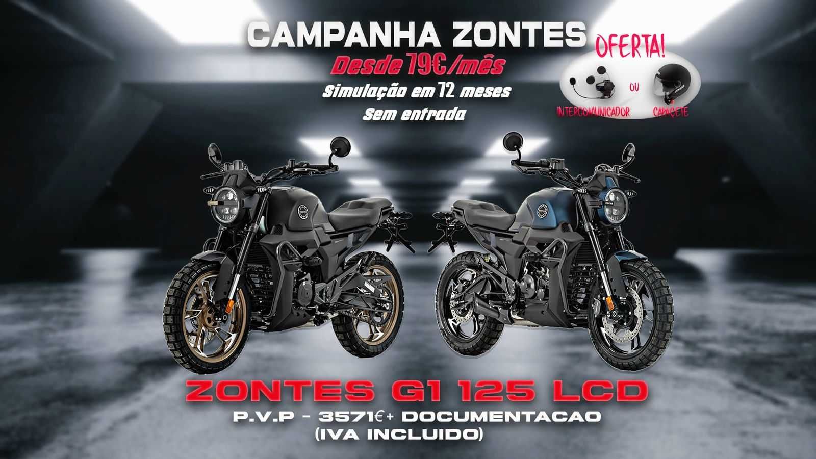 Zontes G1 125cc - Campanha 79€