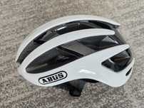 Kask Abus Airbreaker Róż M 52-58cm Szosowy MTB Nowy Lekki Biały