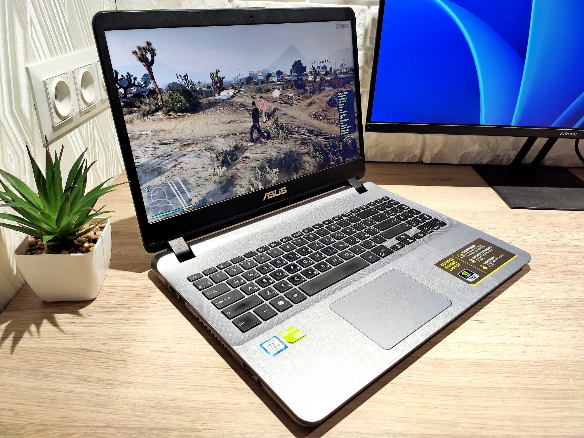 Игровой Asus 15.6 |FHD|MX110|i5 7Gen|DDR4|SSD+HDD| Отличное состояние