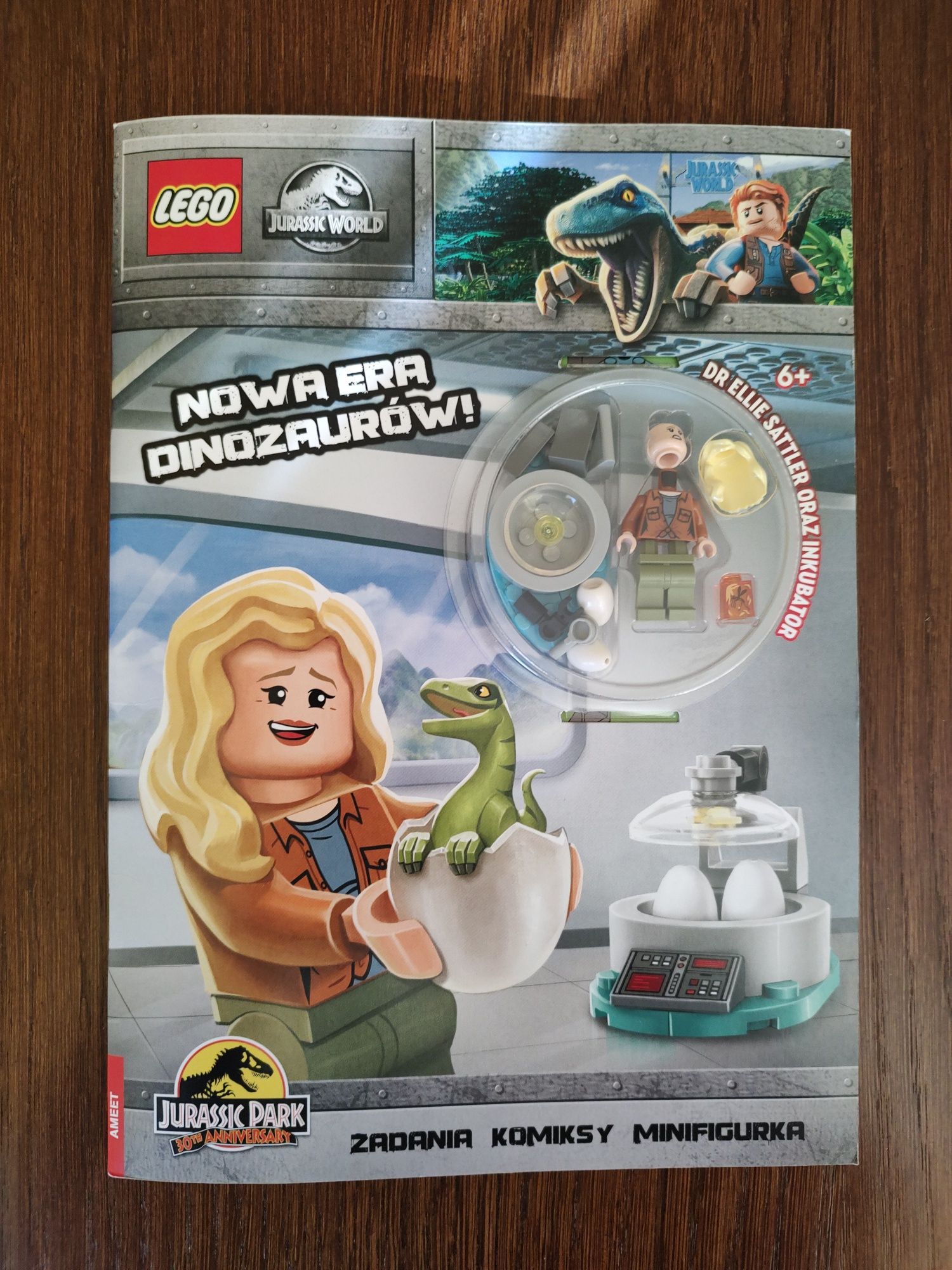 Jurasic Park Lego figurka z magazynem