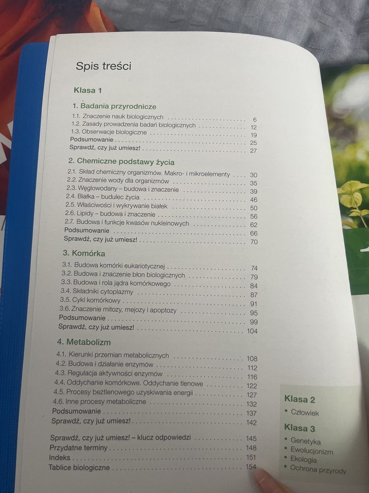 Biologia na czasie nowa era 1klasa zakres podstawowy