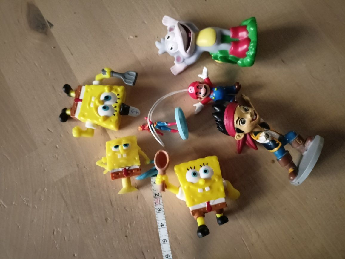 Zestaw zabawek figurki SpongeBob supemario butek pirat Jake