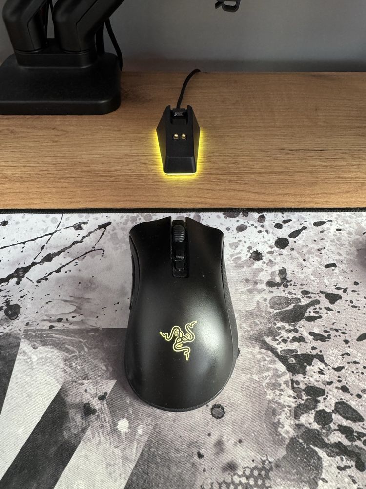 Razer DeathAdder V2 Pro + Charging Dock + Dongle myszka gamingowa RGB