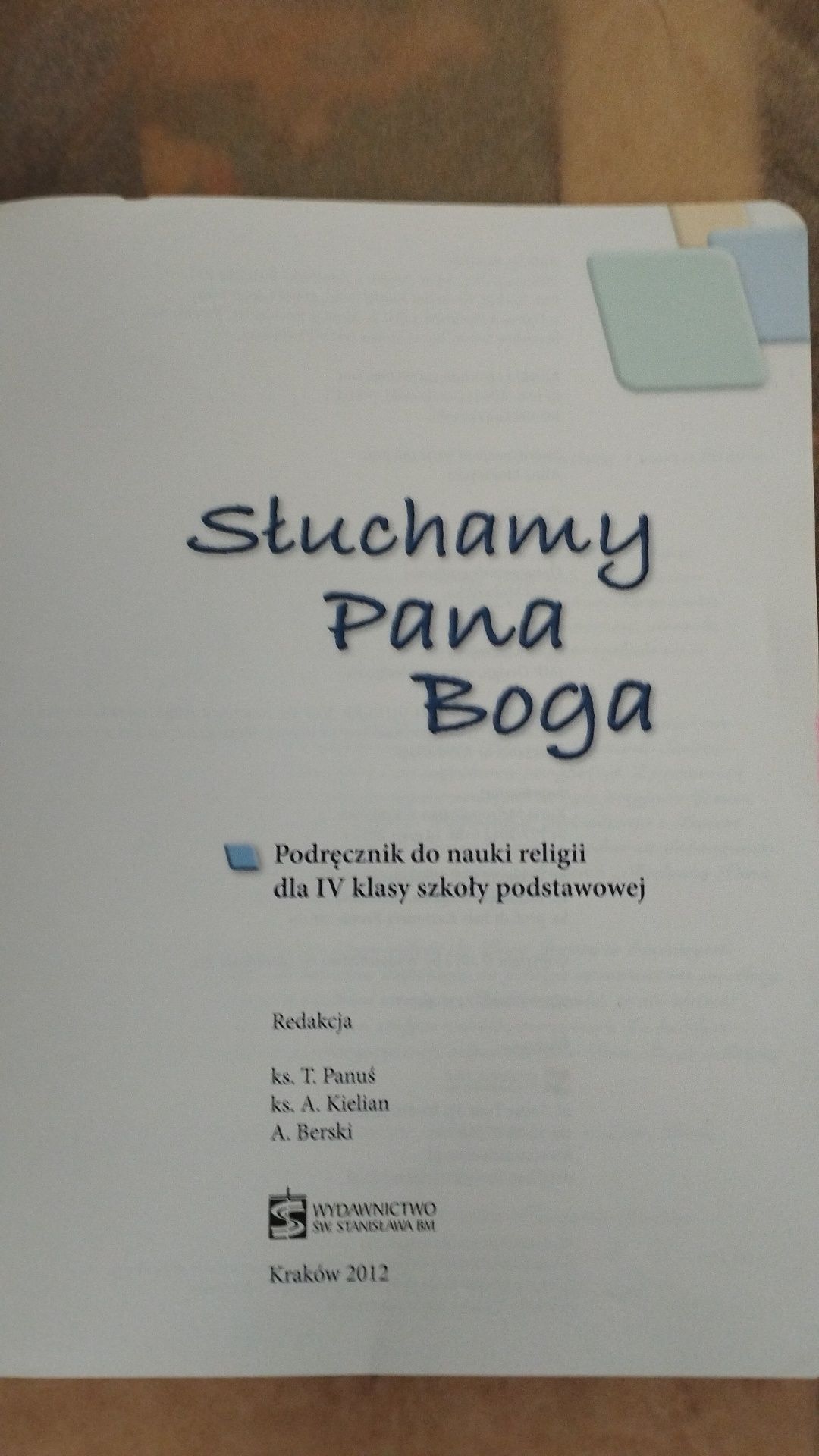 Podręcznik do religii "Słuchamy Pana Boga"