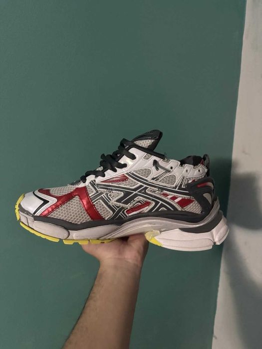 Tênis Balenciaga Runner 2022, preto, branco e amarelo fluorescente43