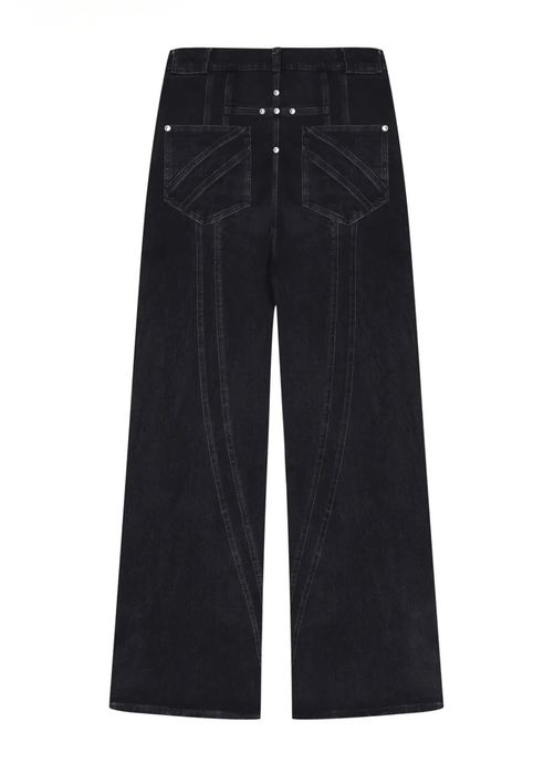 джинсы Button Cross Baggy Black