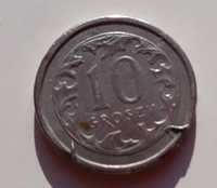 Moneta z "pazurkami" destrukt 10 gr