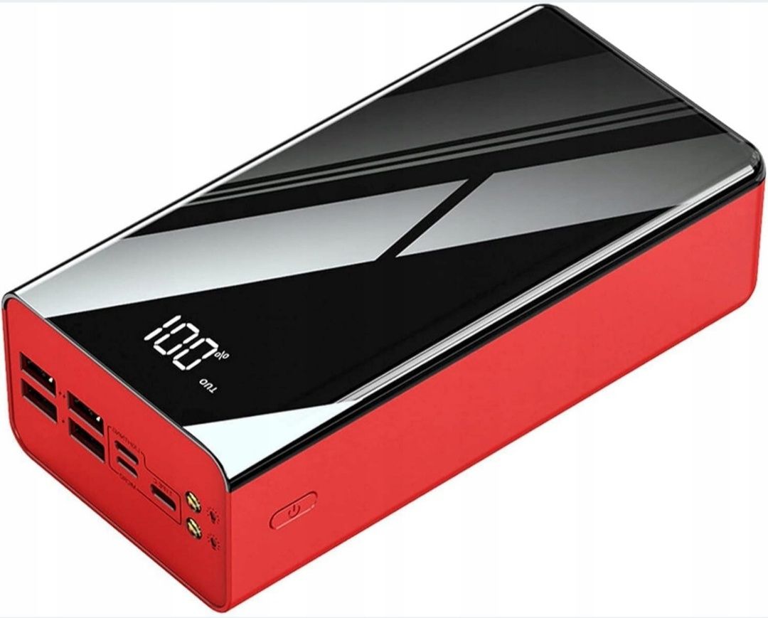 Powerbank 50000 mAh 10W LED Fast Charge 3.0 3xUSB Micro USB-C latarka