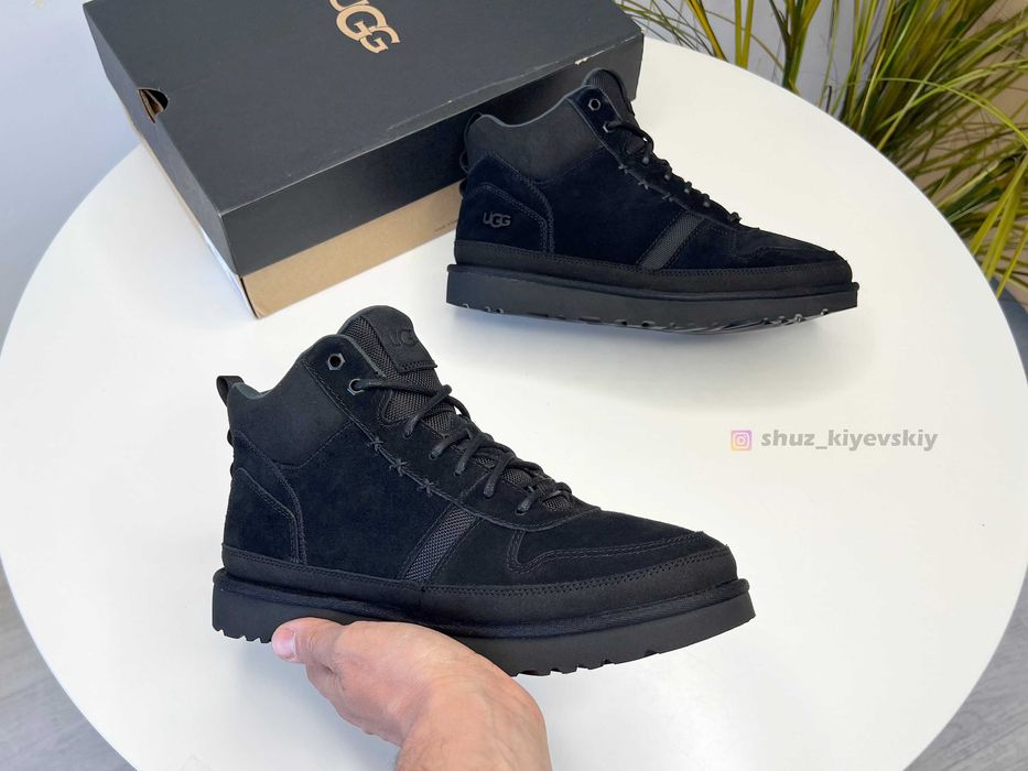 Чорні Чоловічі Черевики UGG 43 Нові Оригінал Демісезон Мужские Ботинки