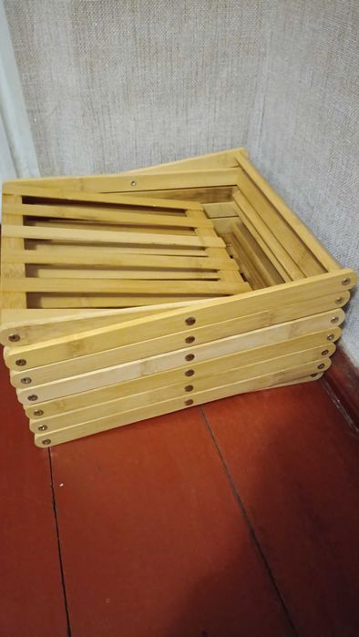 Взуттєва полиця, бамбуковий складний органайзер