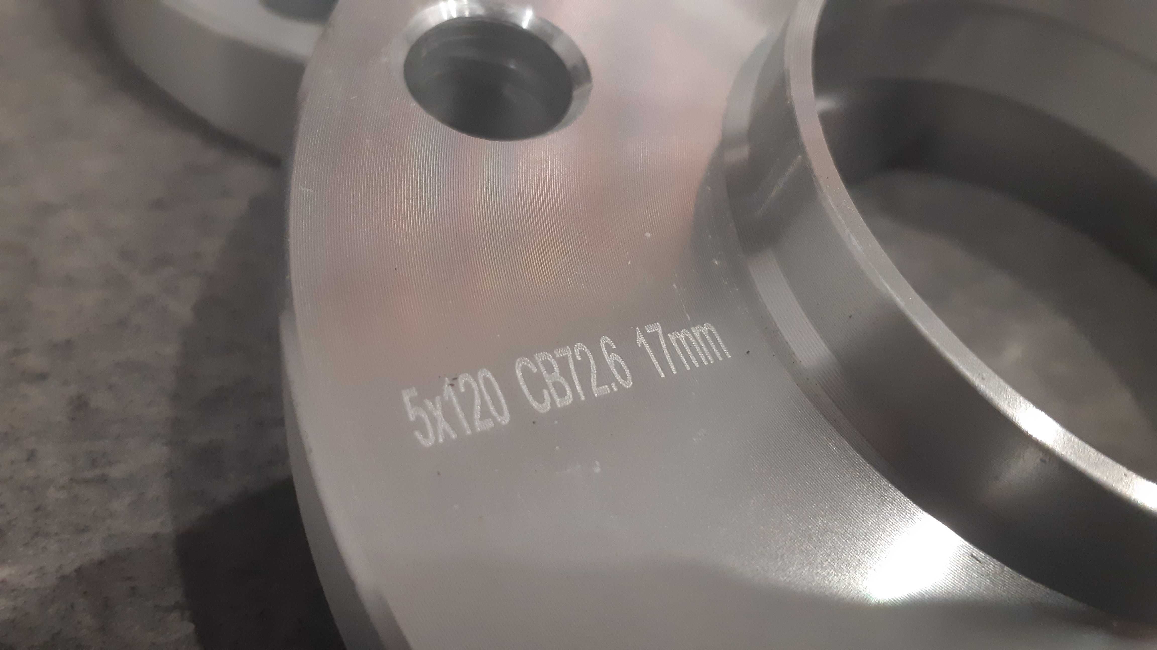 Dystanse 17mm Bmw 5x120 BMW E60 E36 E46 E90 F30 F20 X1 X3 X5 śruby