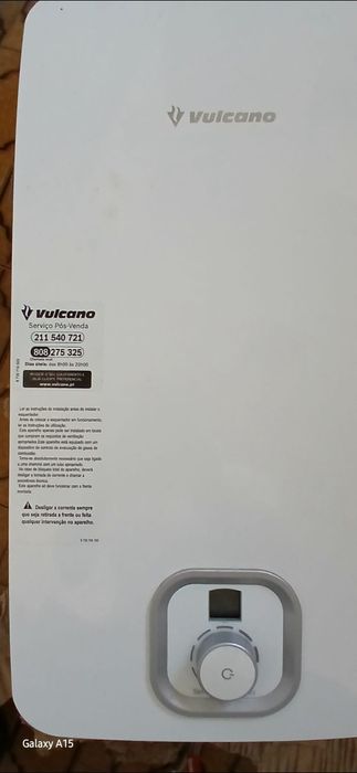 Esquentador Vulcano gas natural como novo