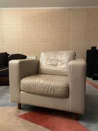 Продам кожаное кресло Natuzzi Milano Grey Leather Armchair