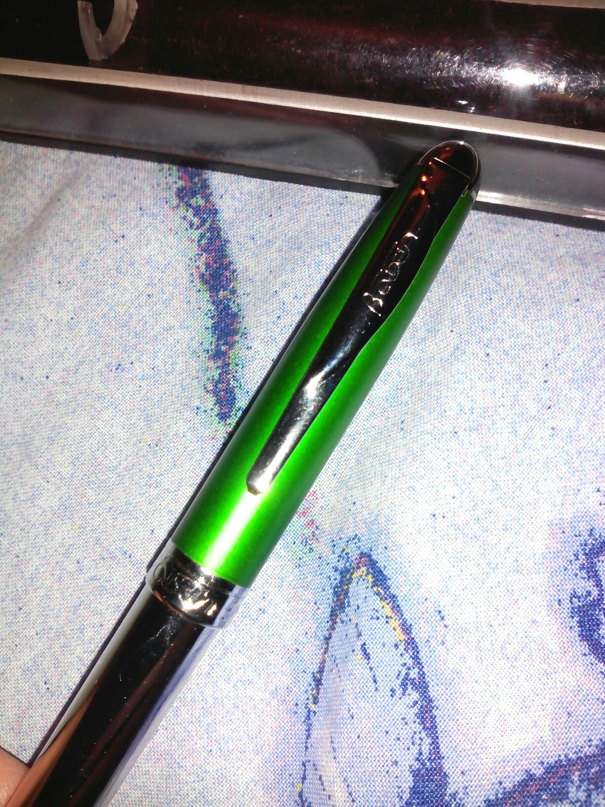Ручка перо перьевая ручка + запаски капсулы купить подарок мужчине