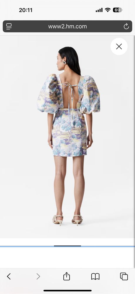 Сукня &Other stories та h&m рукава фонарики,