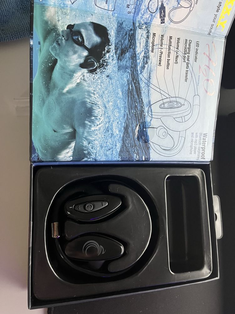 Sluchawki Bezprzewodowe bluetooth H2O Wodoodporne
