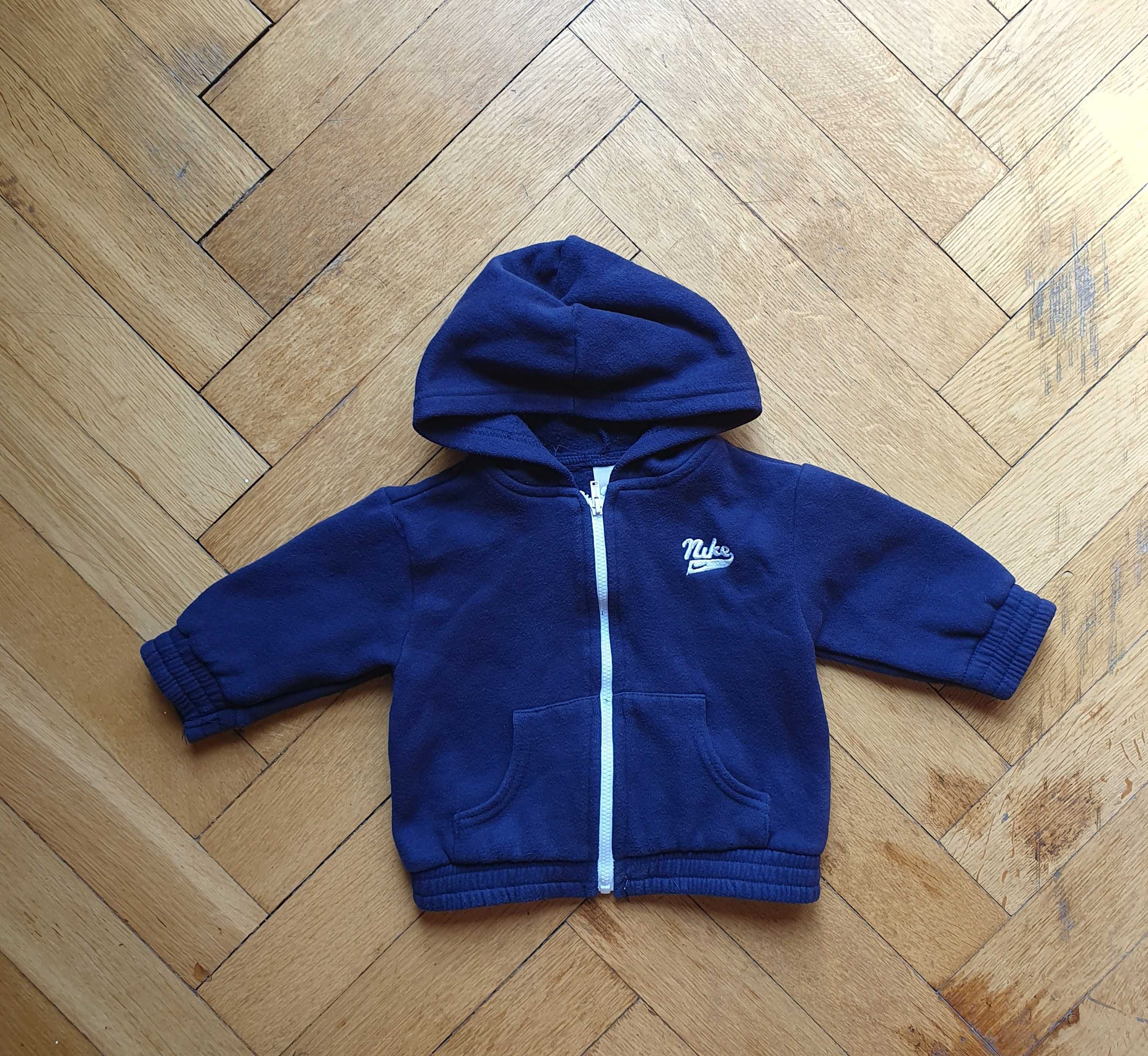 Nike urocza bluza rozpinana granatowa dziecięca 12 miesięcy