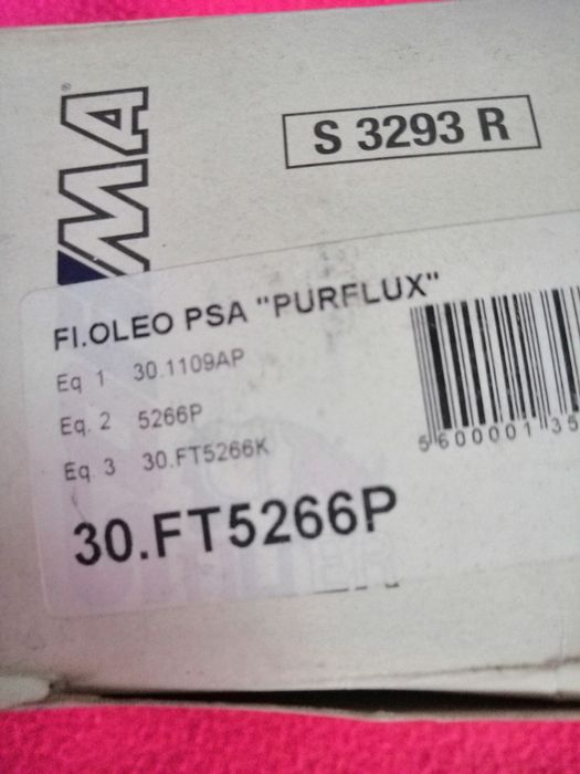 Filtro óleo grupo psa peugeot, Citroën