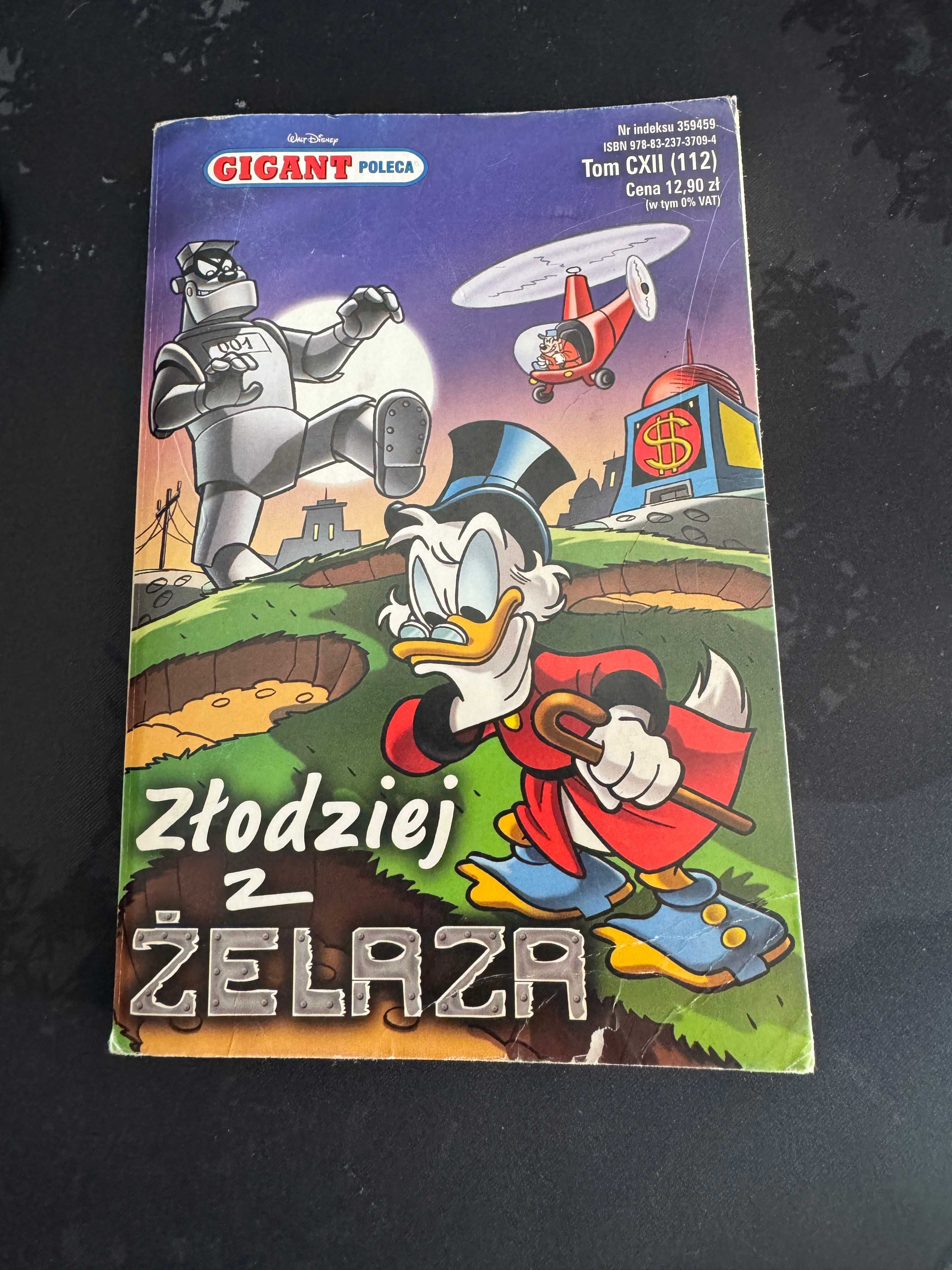 Komiks Kaczor Donald Złodziej z Żelaza tom 112