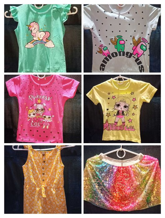 Пакет літнього одягу для дівчинки 116 см