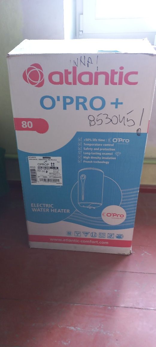 Bojler 80L poziomy