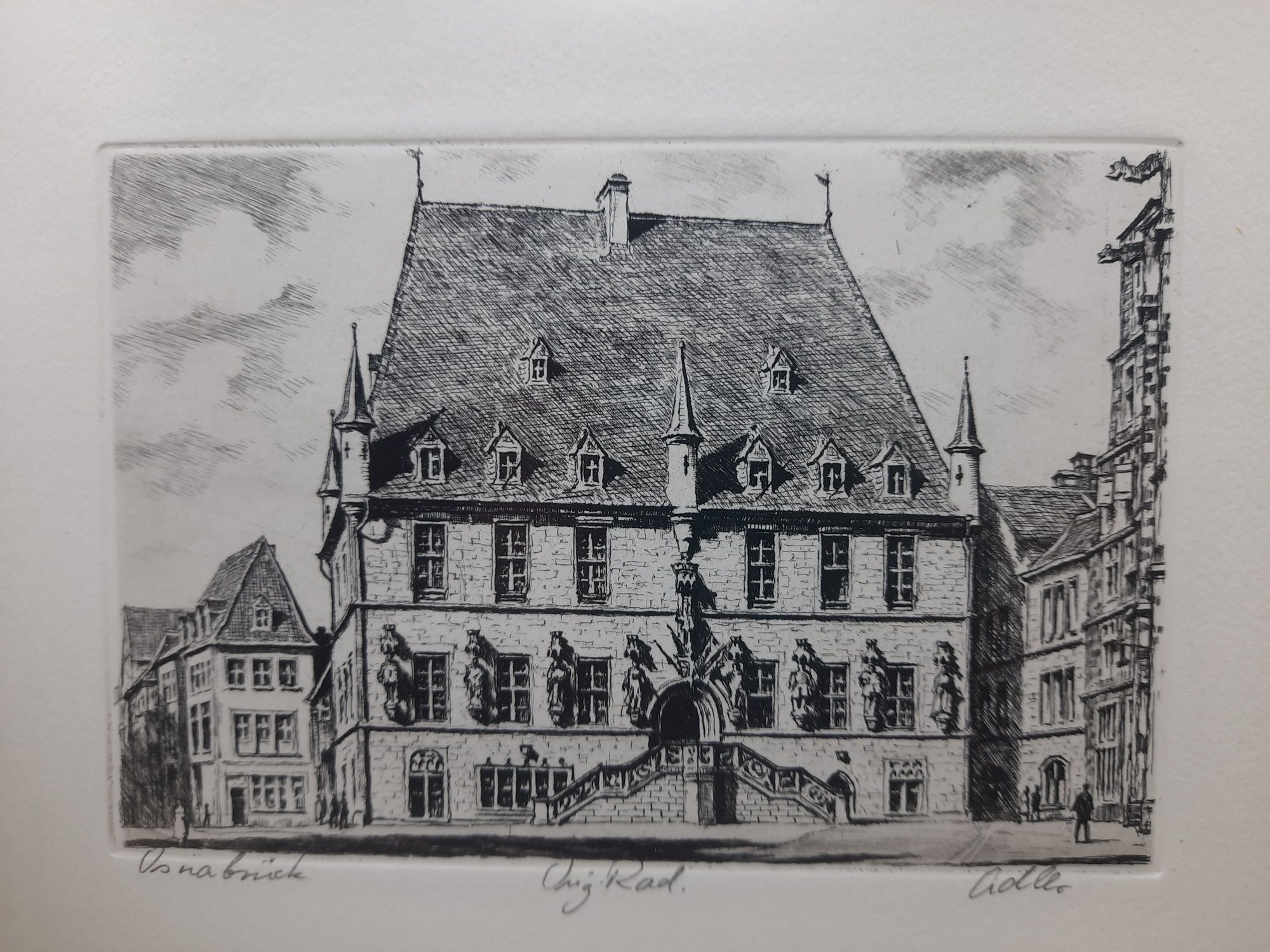 RICHARD ADLER (Deutschland, 1907-1977), оффорт