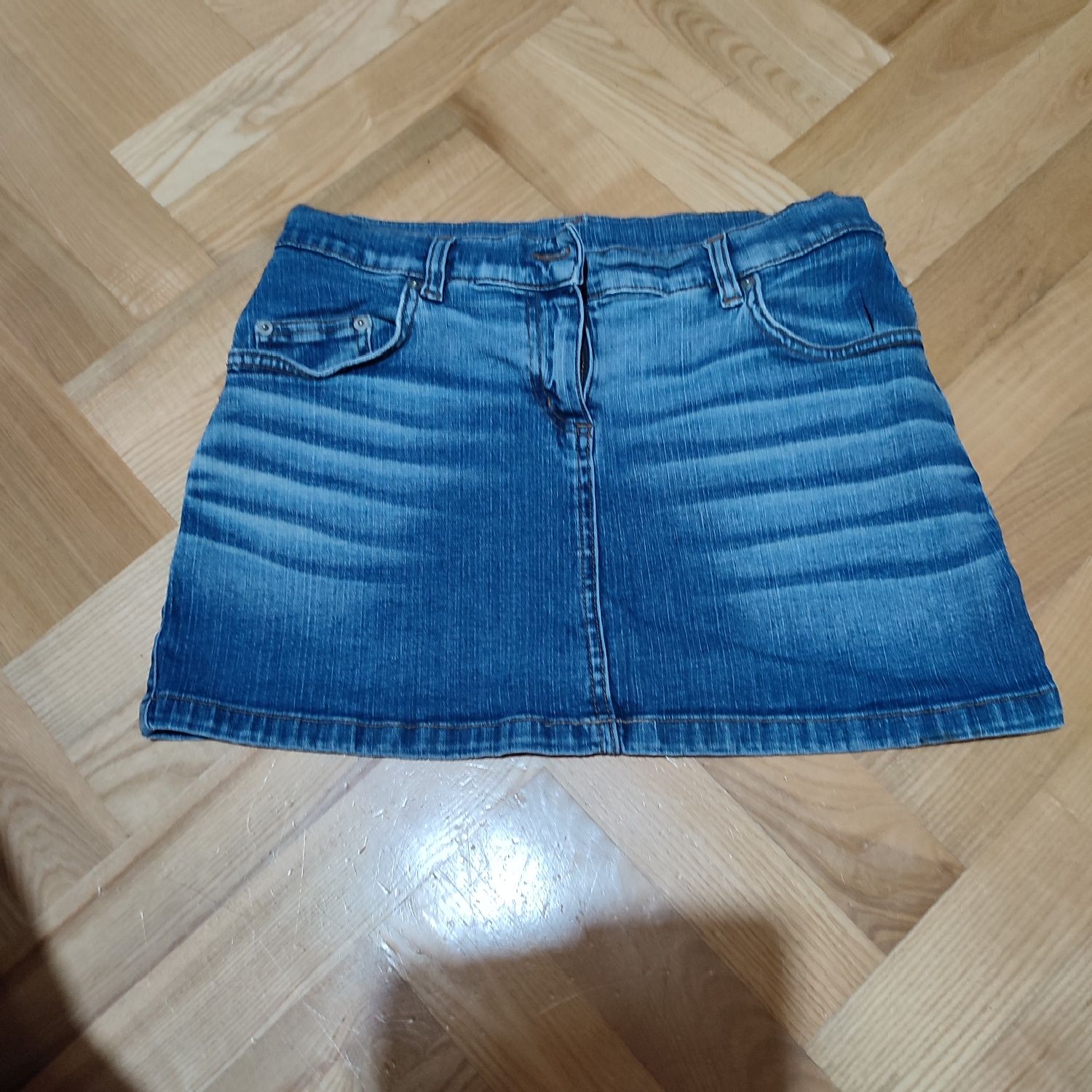 jeansowa spódnica