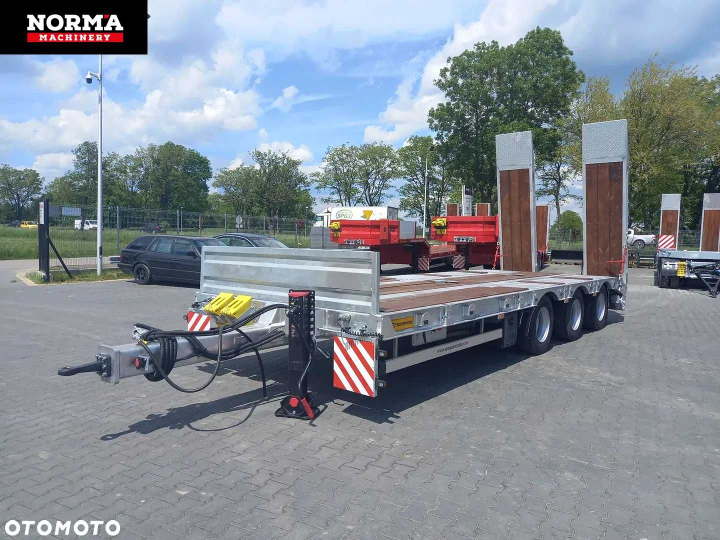 Przyczepa SCORPION, 3 osiowa Tridem. 2024r, regulowany zaczep !!