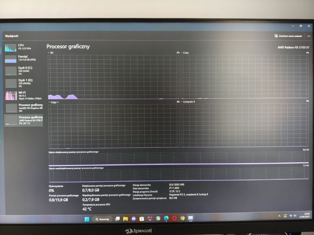 Komputer gamingowy PC cały zesaw monitor biurko fotel i dużo gratisów