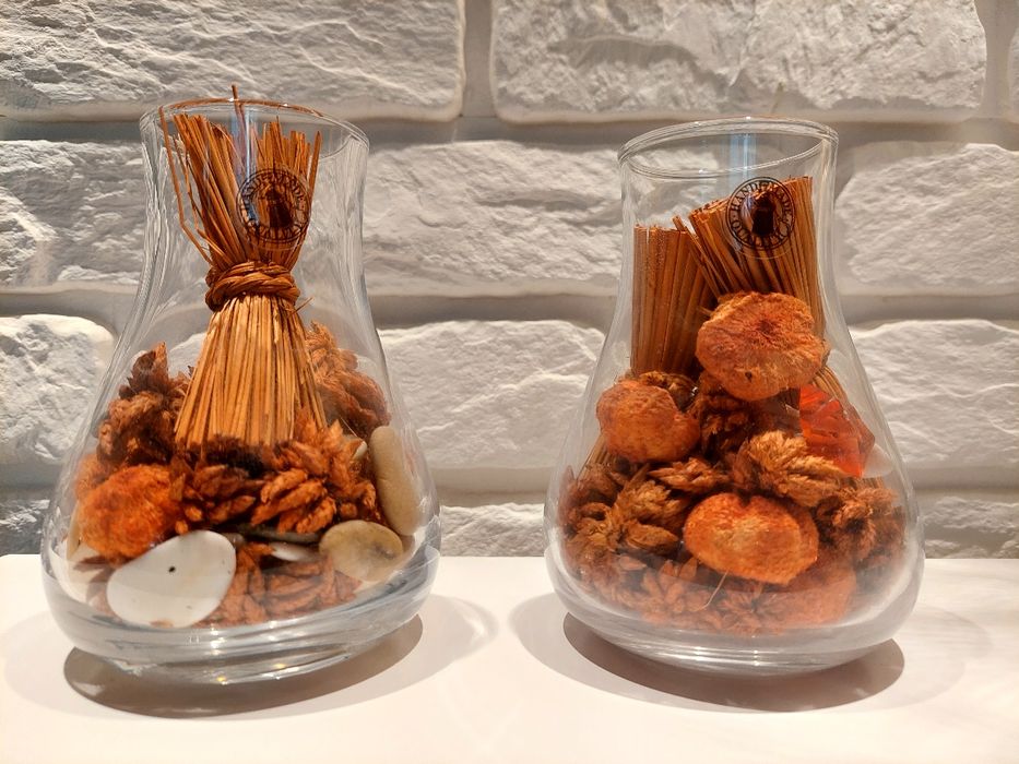 2 wazoniki z suszem Ikea