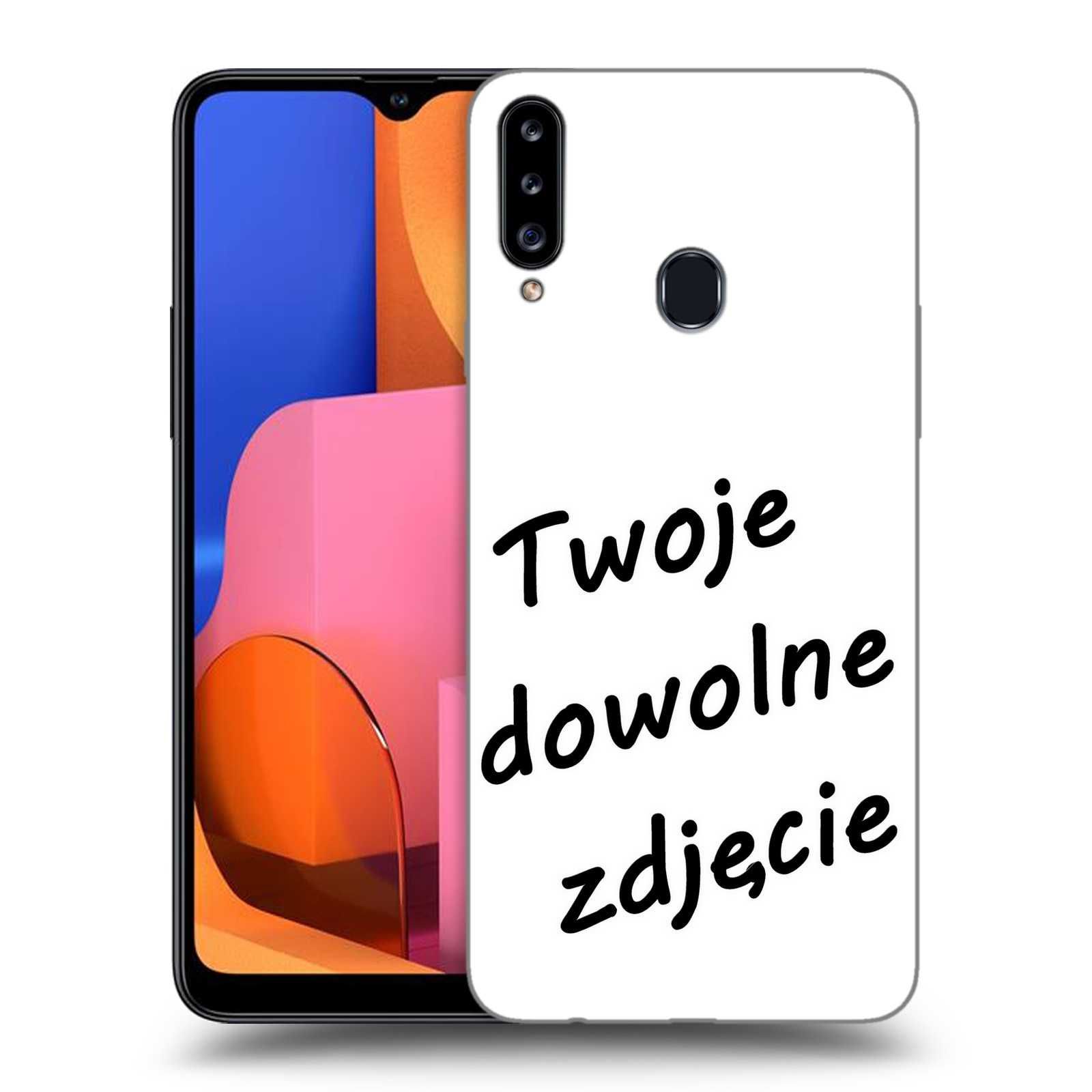 Samsung Galaxy A20s PERSONALIZOWANE etui case na telefon ZE ZDJĘCIEM