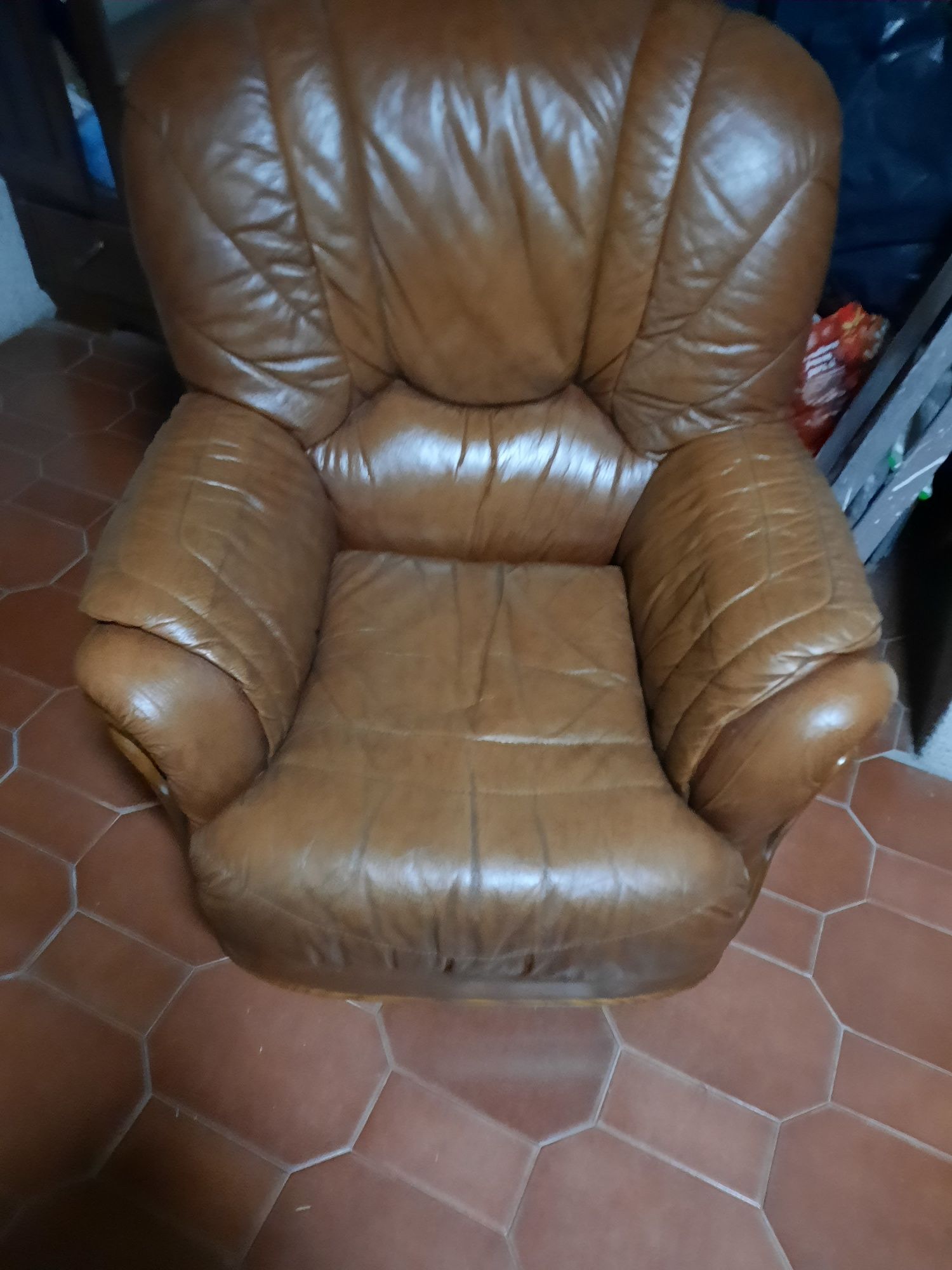 poltronas em pele
