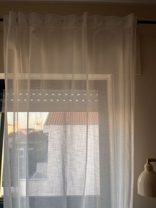 Varão leroy merlin e cortina ikea