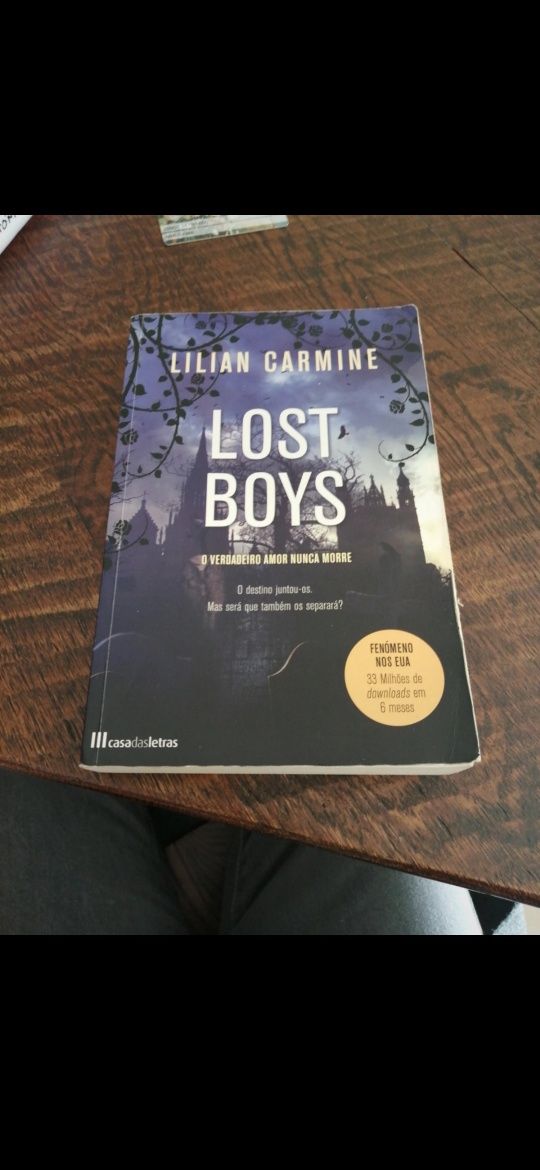 Livro Lost Boys. O verdadeiro Amor nunca morre. Lilian Carmine