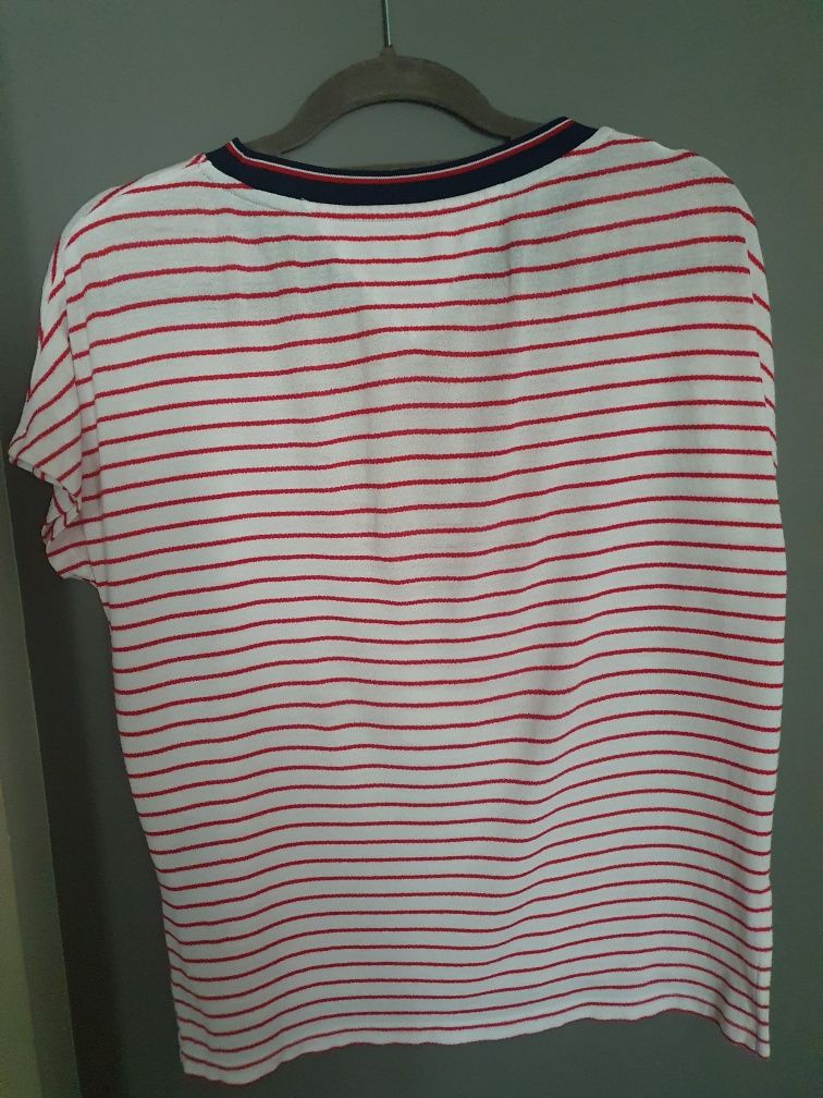 Bluzka koszulka w paski Tommy Hilfiger  Denim r Xs