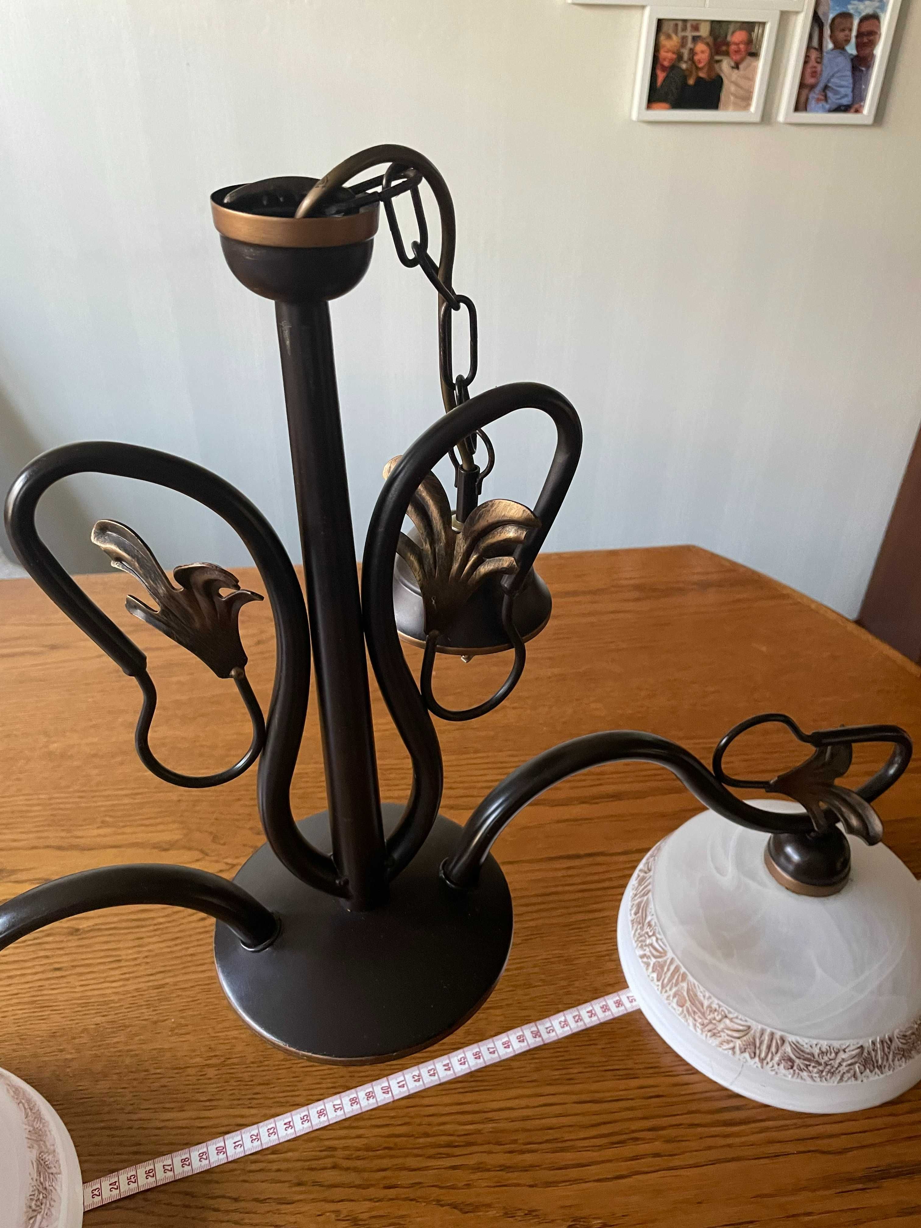 Lampa sufitowa i 2 kinkiety