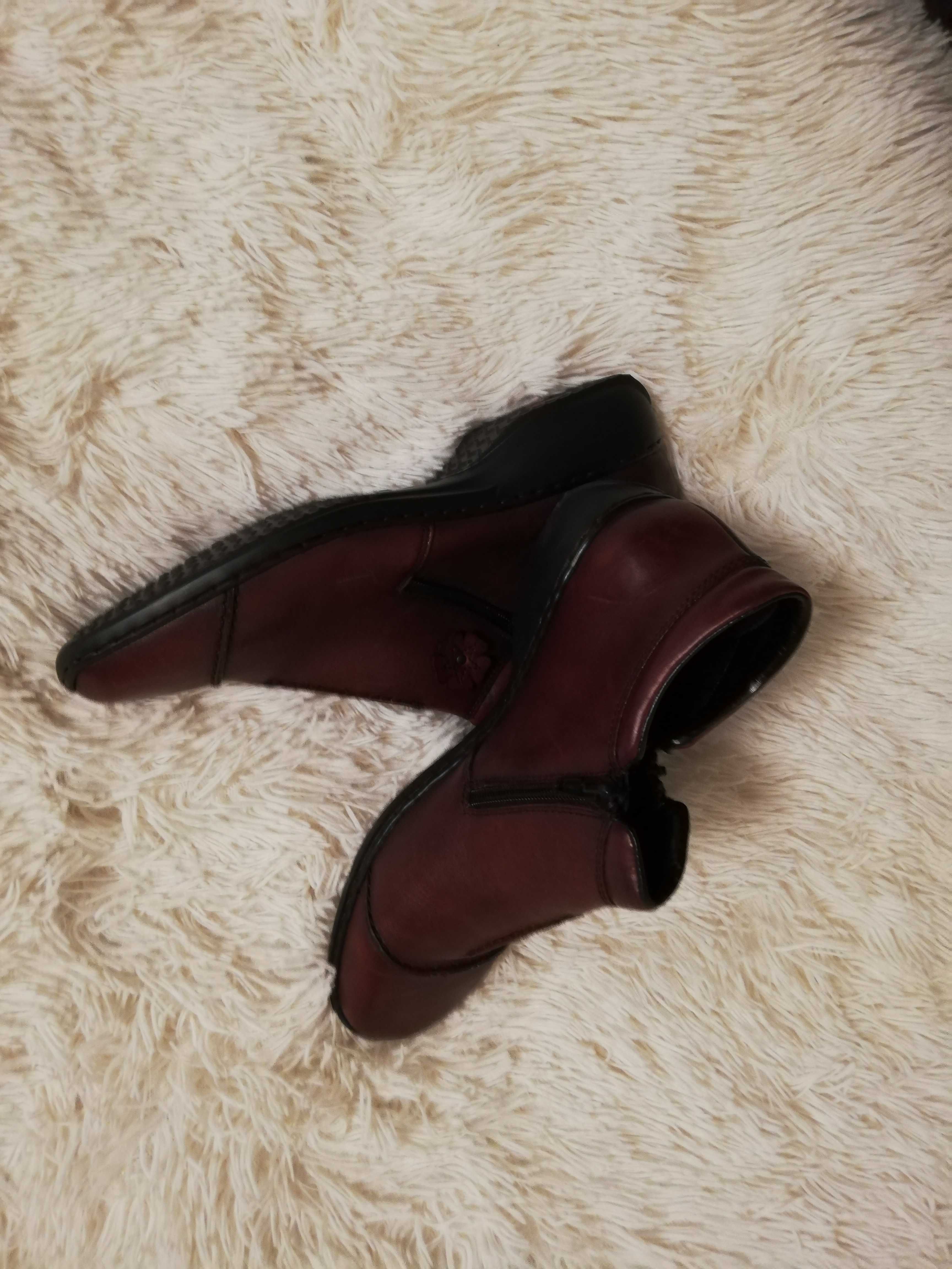 buty rieker 42 botki rieker 42 brąz nowe