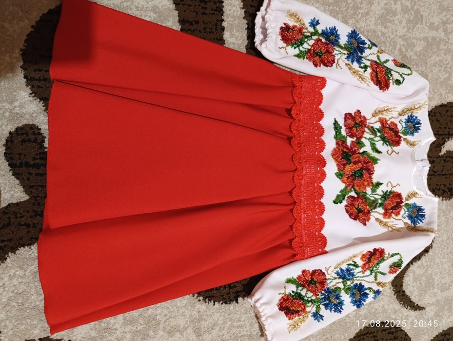 Вишита сукня для дівчинки, вишиванка