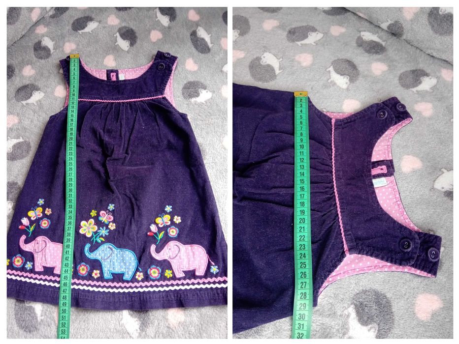 Вельветовий сарафан для дівчинки 2-3 роки.