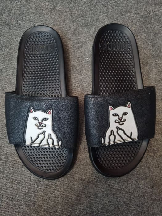 Шлепки тапки RIPNDIP Lord Nermal Slides
Black