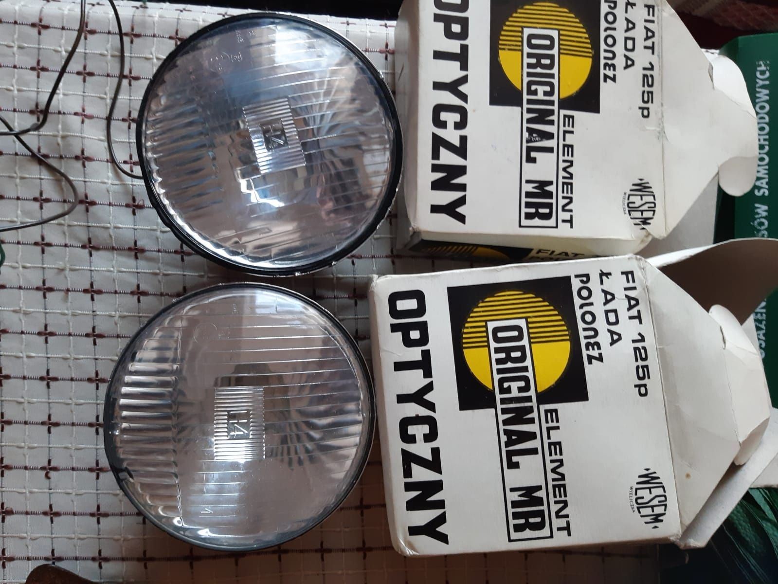 Lampy przednie Fiat 125p Polonez