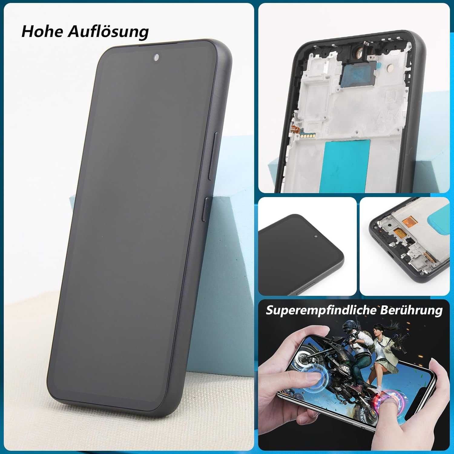 RongZy Wyświetlacz do Samsung Galaxy A54 5G SM-A546B LCD z narzędziami