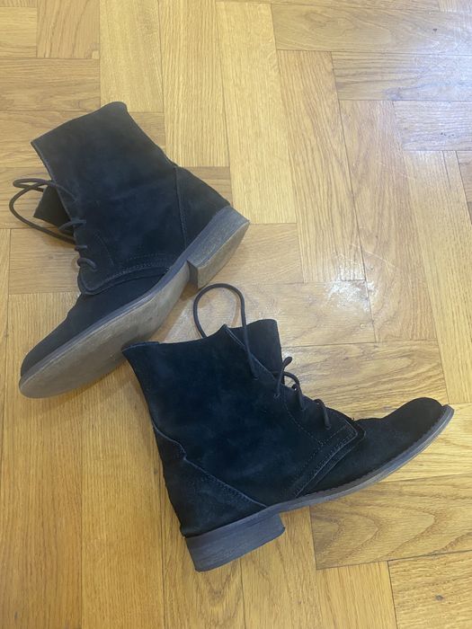 Ботинки женские натуральный замш р.38