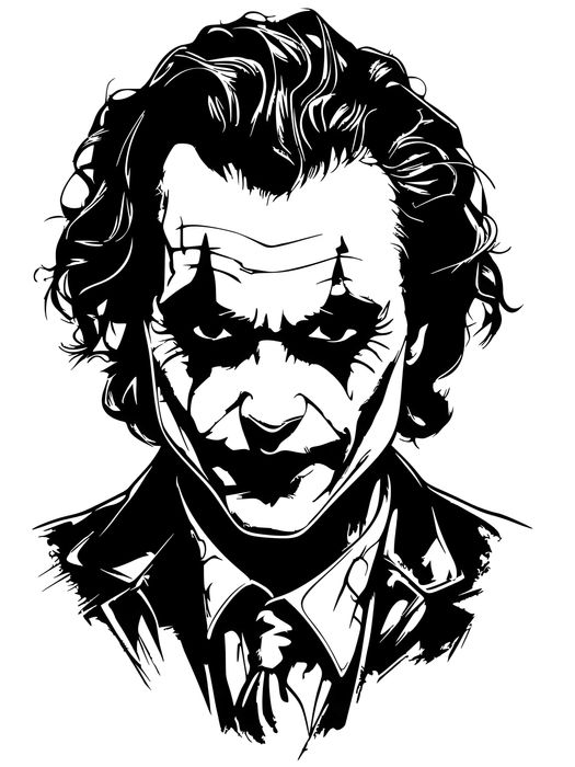 Joker Figura Ozdobna na ścianę Panel
