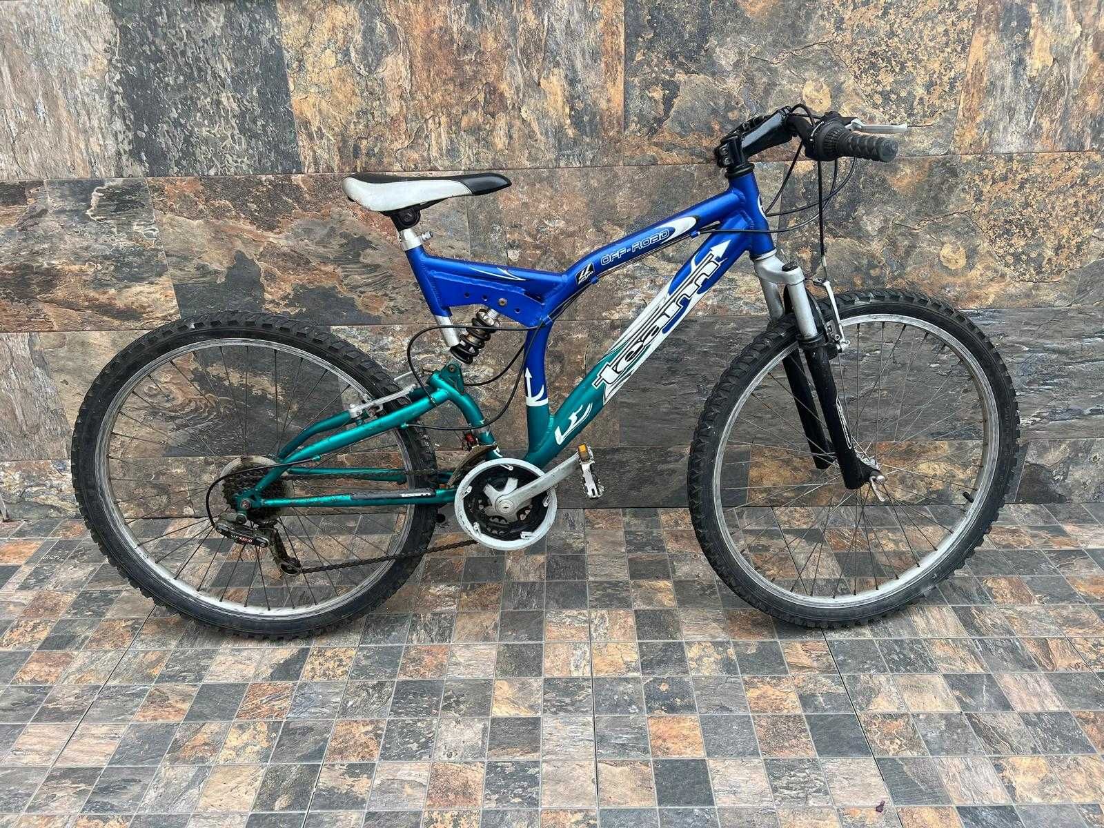 Bicicleta BTT 26” – Suspensão Dupla – 6 Velocidades