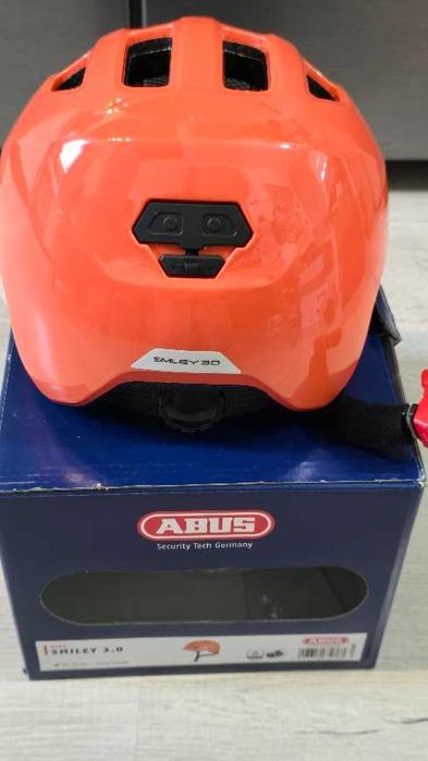 ABUS SMILEY 3.0 Kask rowerowy dziecięcy Lekki pomarańczowy M 50-55 cm