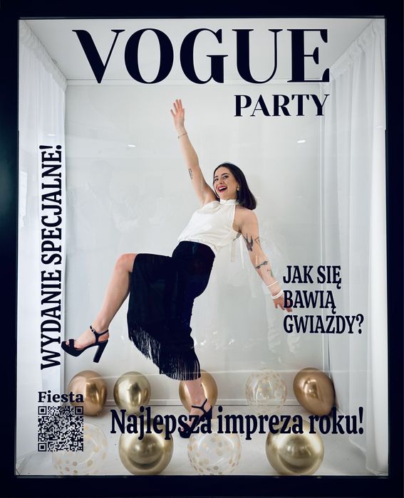 Fotobox Fotobudka PhotoBox Vogue Party WYNAJEM!