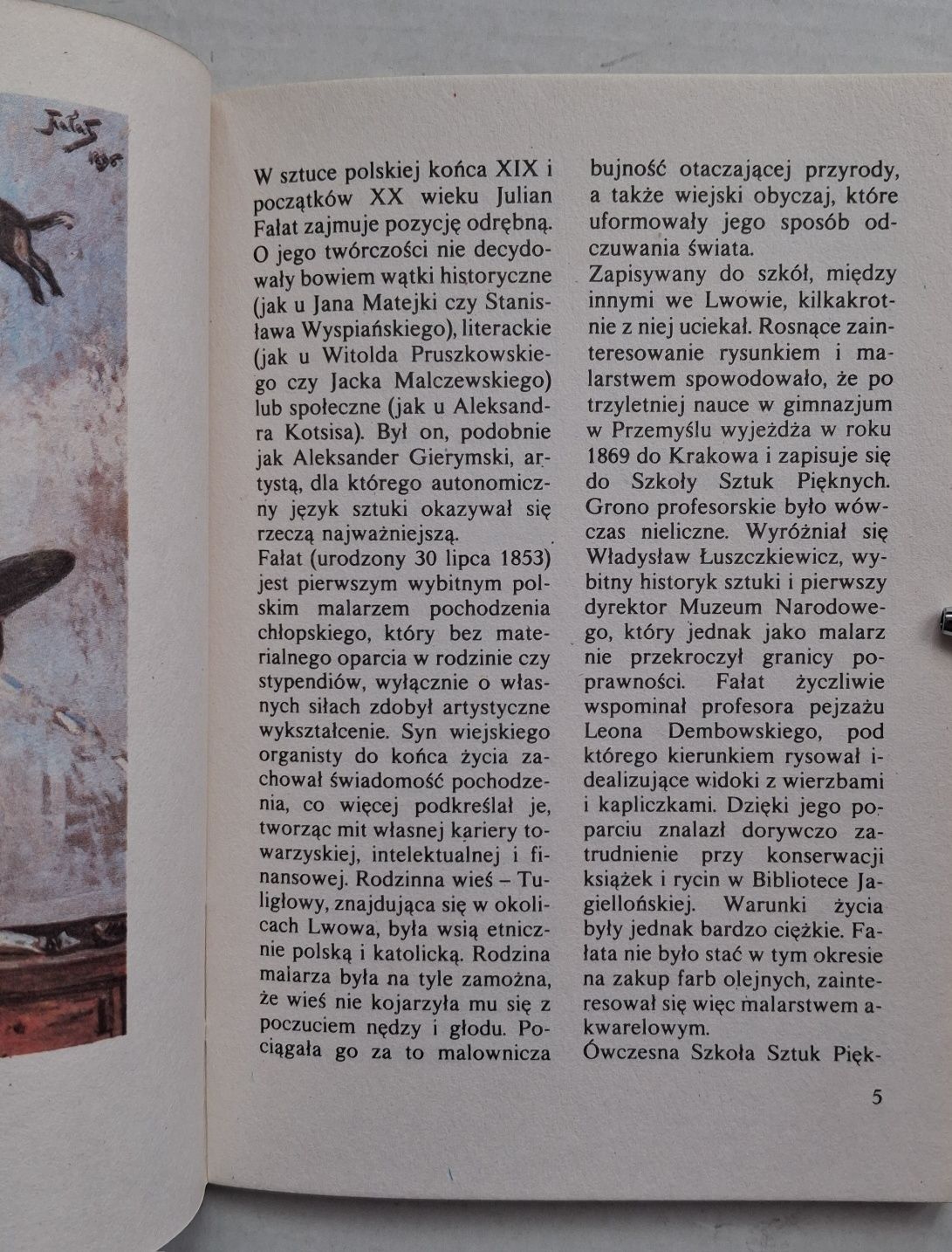 Julian Fałat.   Malarstwo polskie